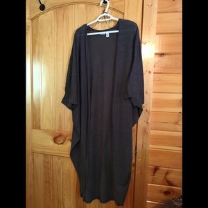 Cato’s 18/20 W Kimono/Duster Dark Gray